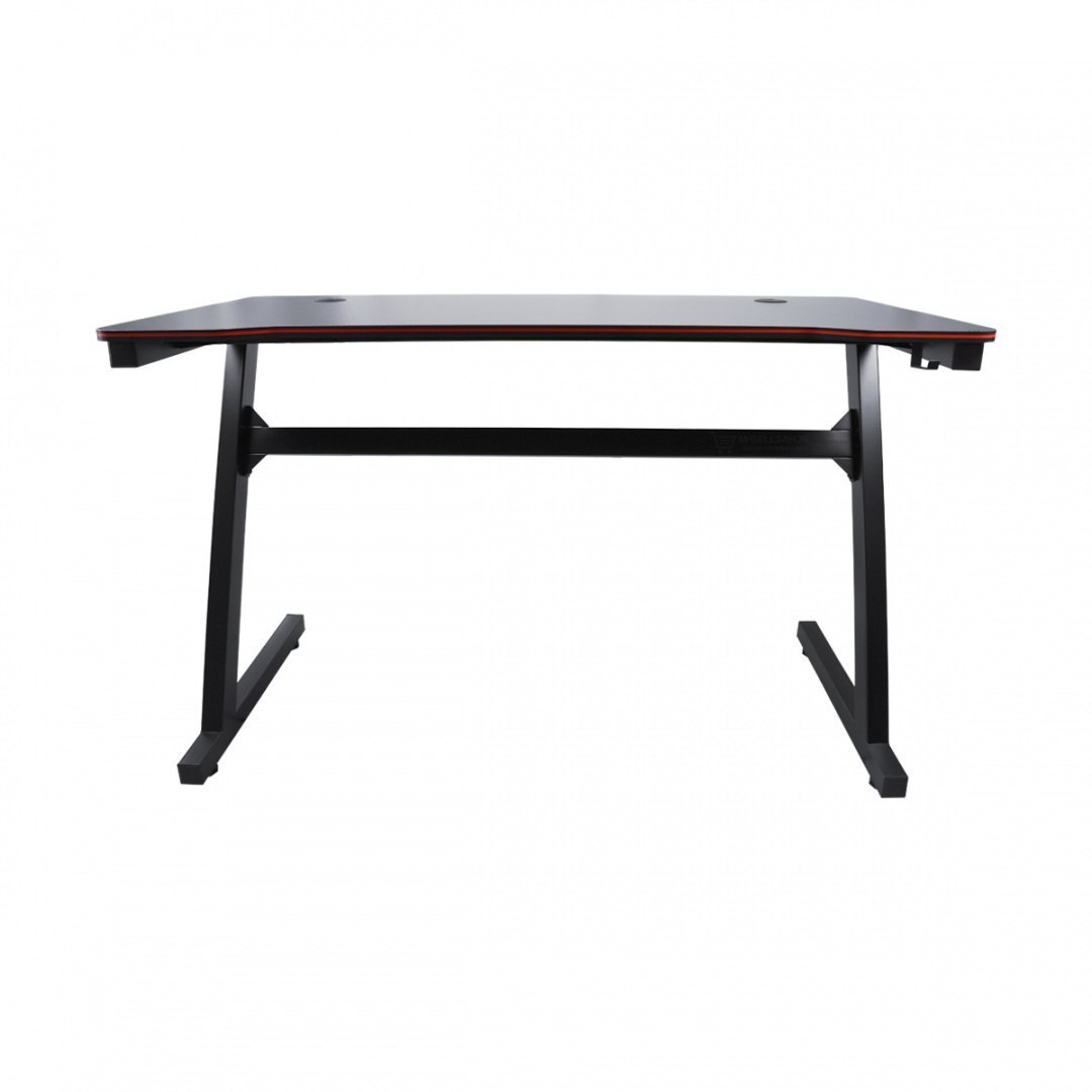 Emaga Biurko do komputera dla gracza BITUXX czarne komputerowe MDF solidne